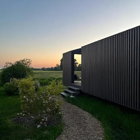 別荘 104-tinyhouse Mit Wiesenblick ブレッケーデ